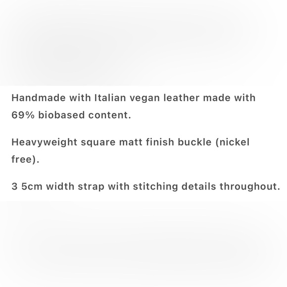 Will’s Vegan Leather Belt Brown - Picture 2 of 7